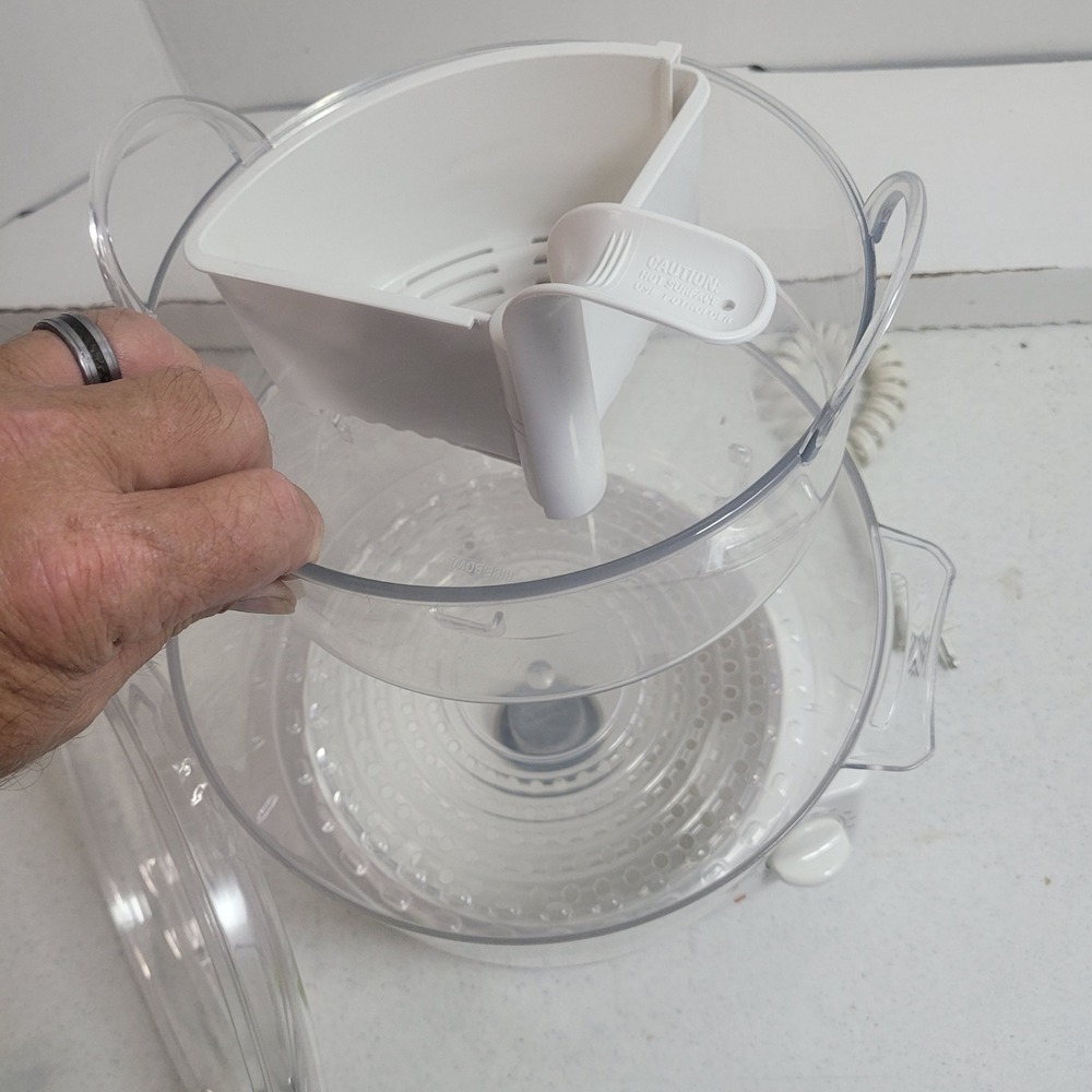 Black & Decker Handy Steamer Plus Food Steamer Rice Cooker HS90 HS10 White - Picture 6 of 11